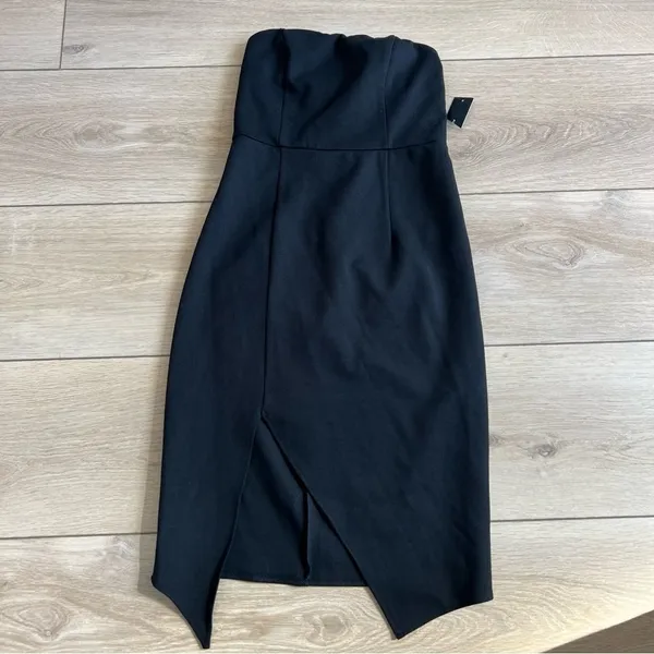 Lulu’s Jazzie Black Strapless Bodycon Dress NWT Size Small LBD - Image 7