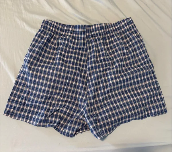 No Boundaries Blue plaid Boxer shorts - Image 4