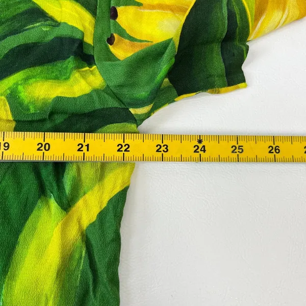 NWOT Farm Rio Unisex Green Banana Aquarela Shirt Size S - Image 9
