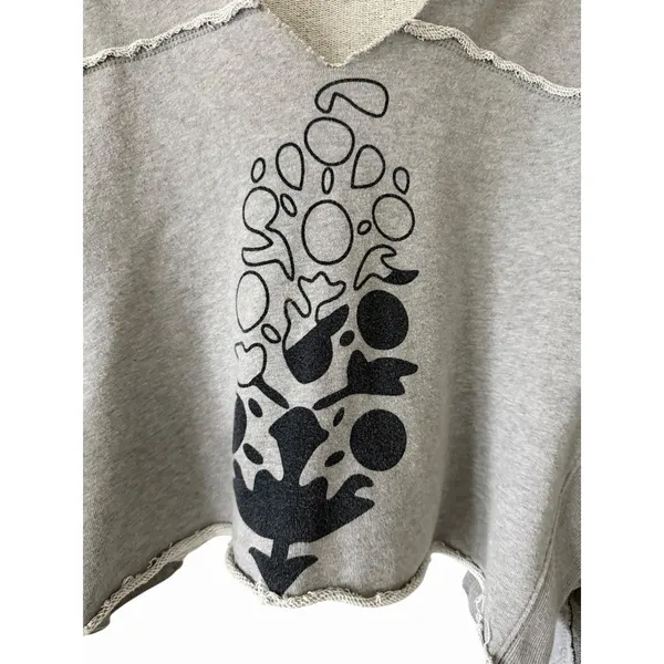 Free People Movement Nights Like This Hoodie Gray‎ Women's Size Medium - Image 7
