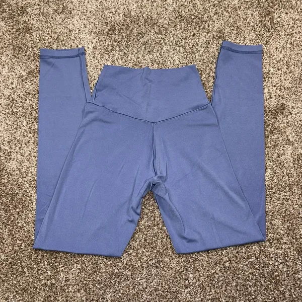 OFFLINE by Aerie Real Me Crossover Leggings Blue High Rise 7/8 Size S Activewear - Image 4