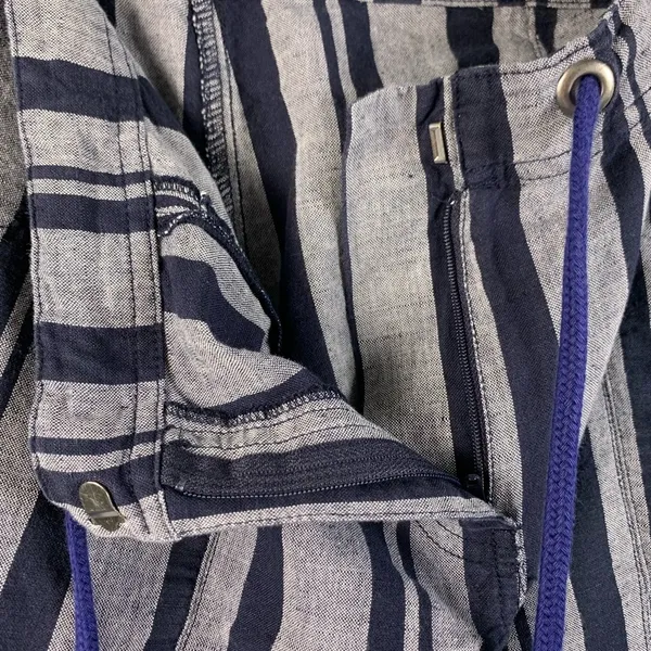 Brooks Brothers 346 Pants Women 14 Striped Wide Leg Linen Blend Casual - Image 11