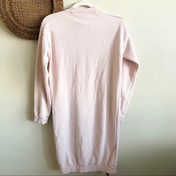 Adidas Pastel Pink Sweat Dress - Image 8