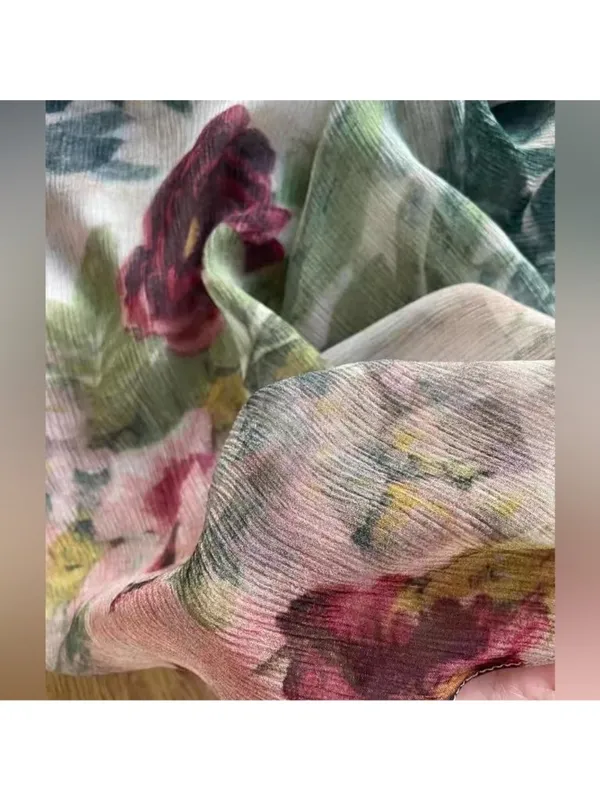 Realisation Par THE INKA in Ethereal Floral Long Sleeve Dress, M - Image 14