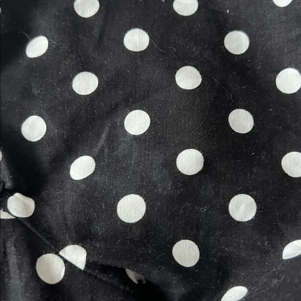 Reformation Michaela Black Polka Dot Dress size 4 - Image 4