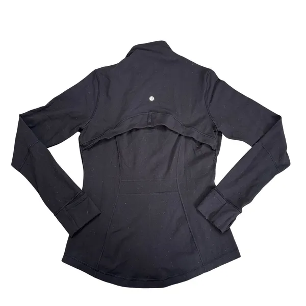 Lululemon Define Jacket Womens Size 10 Black Excellent Luon Zip Up Workout Layer - Image 3