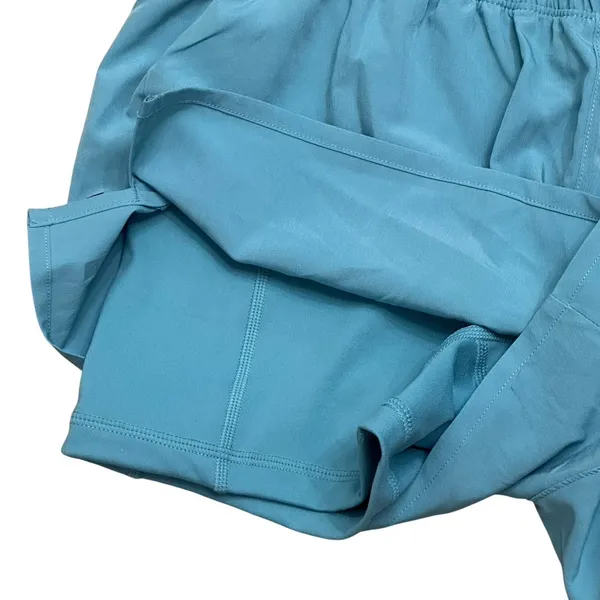 NWT Reebok Women's Relaxed Inner Short Lined Nylon Shorts Size‎ Small Green - Image 7