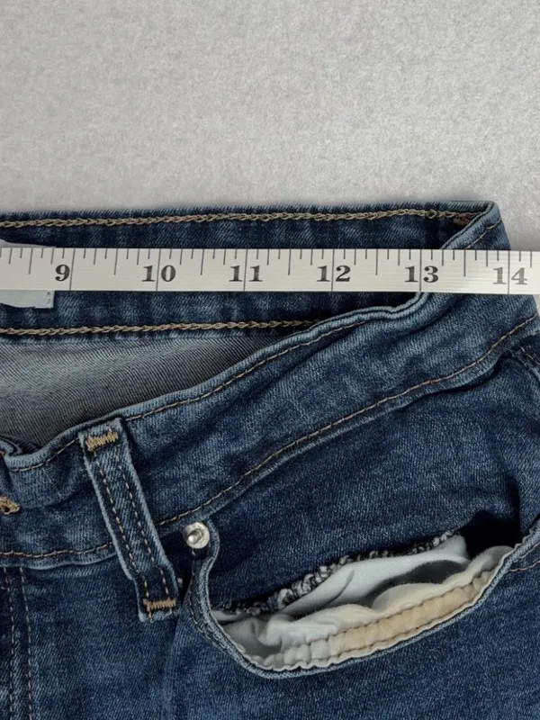 Signature by Levi Strauss High Rise Bootcut Women's 10 (30x29) Blue Stretch Y2K - Image 5