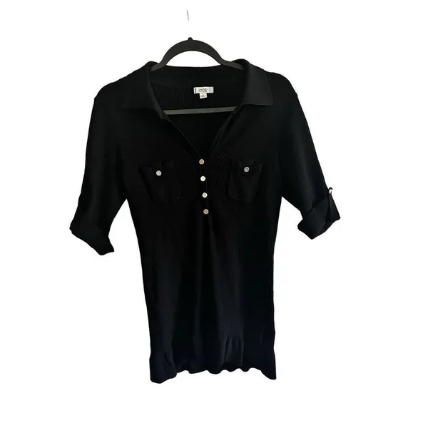 Cache Women's Size Large Short Sleeve Top - Image 2