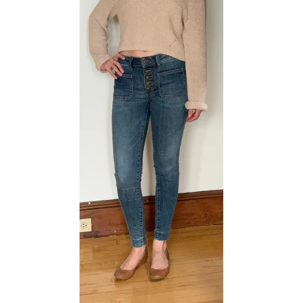 Tan J. Crew Leather Flats - Image 4