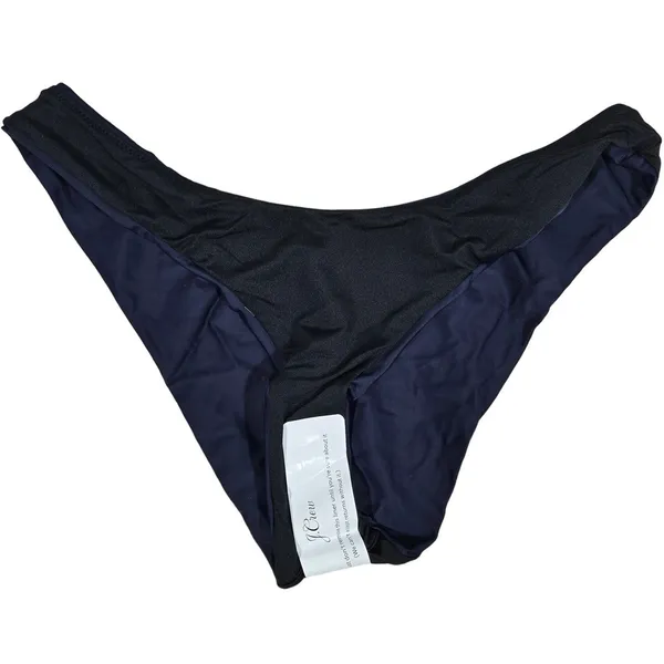 J. Crew Curved-waist cheeky bikini bottom in Navy‎ M NWT - Image 3
