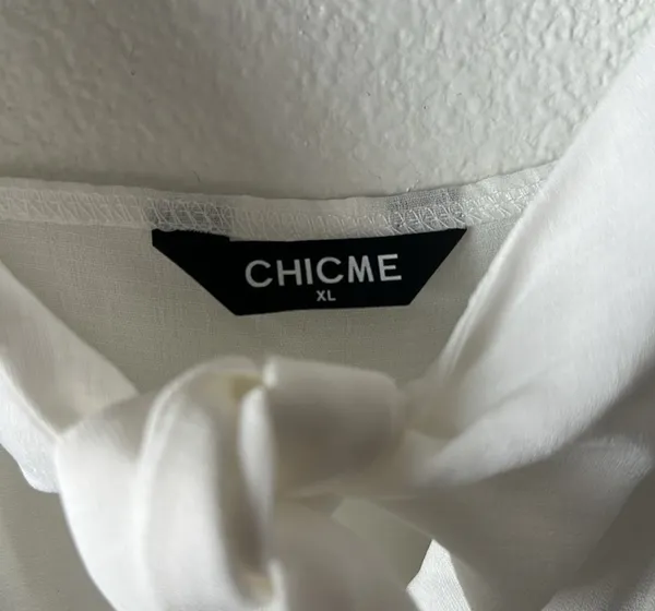 Chicme White Maxi Dress (unlined) - Image 4