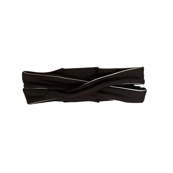Lululemon Crossover Headband Black Reflective Running Yoga Workout - Image 2