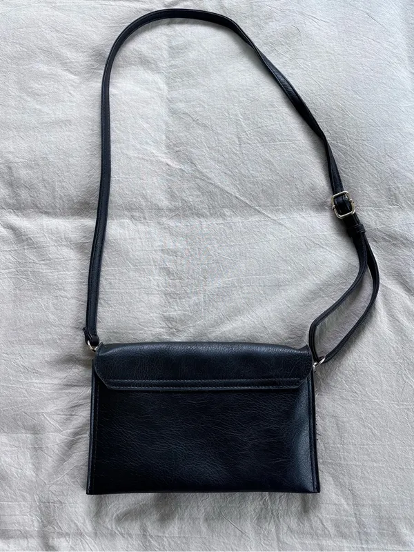 Compact Black Crossbody Bag - Image 2