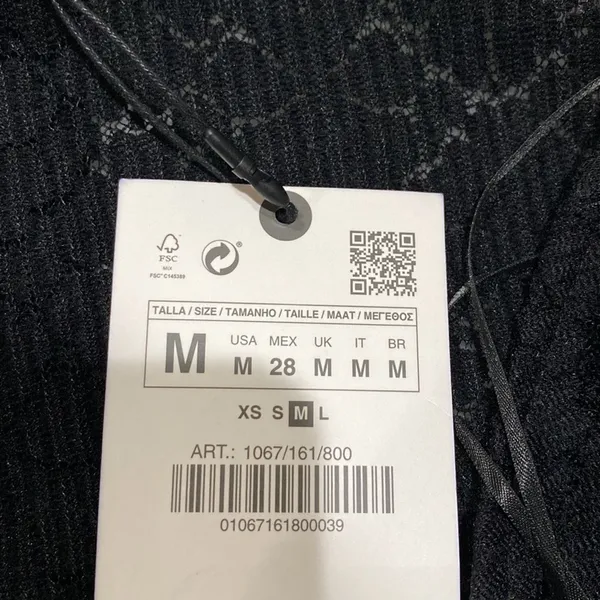 NWT Zara medium lace top - Image 6