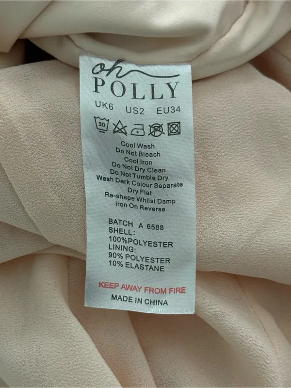 Oh Polly Etta Dress in Cream - Image 6