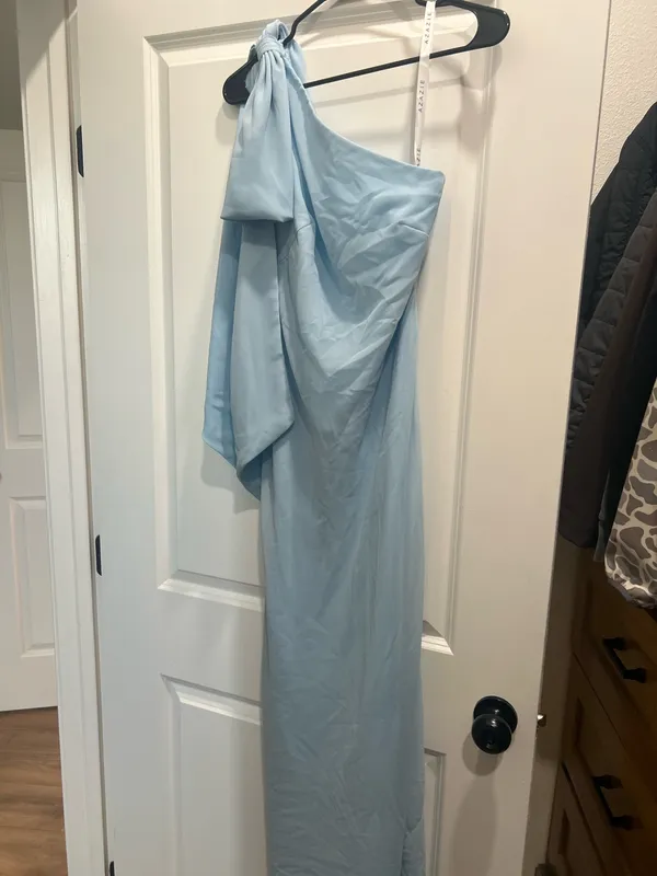 Formal Azazie Dress Blue - Image 3