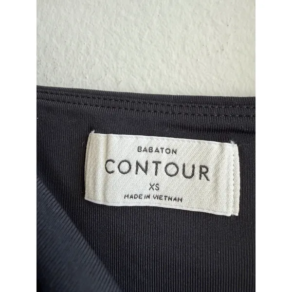 Babaton Contour Squareneck Mini Dress Black XS Sleeveless‎ Bodycon Aritzia - Image 5