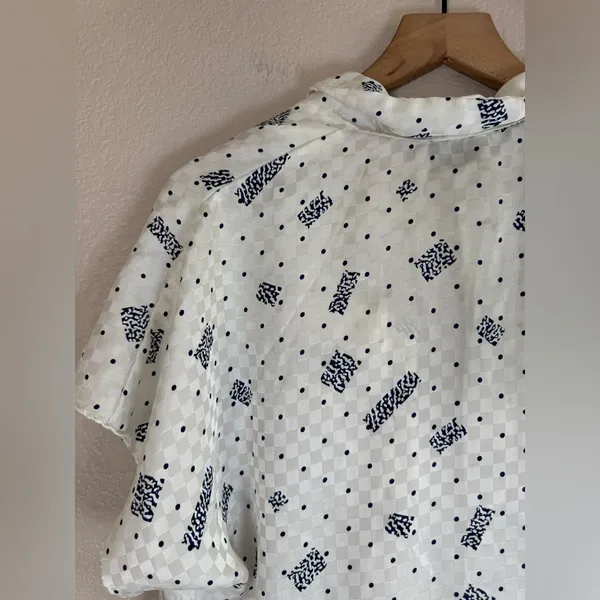 Vintage Miss Dior Christian Dior Pajamas Top size Small 70’s 80’s - Image 7