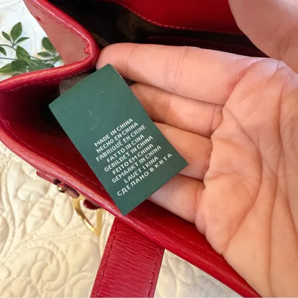 Ralph Lauren Red Newbury Classic Tote - Image 11