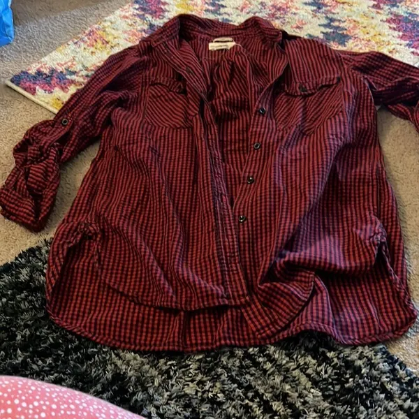Ralph Lauren small plaid blouse‎ - Image 2