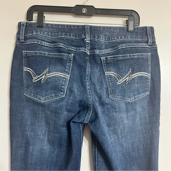 Wrangler Jeans‎ Women's 13x34 Boot Cut Denim Dark Wash Stretch Western 09MWZDO - Image 9