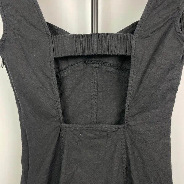Urban Outfitters‎ Black Linen Blend Sweetheart Fitted Mini Dress - Image 5