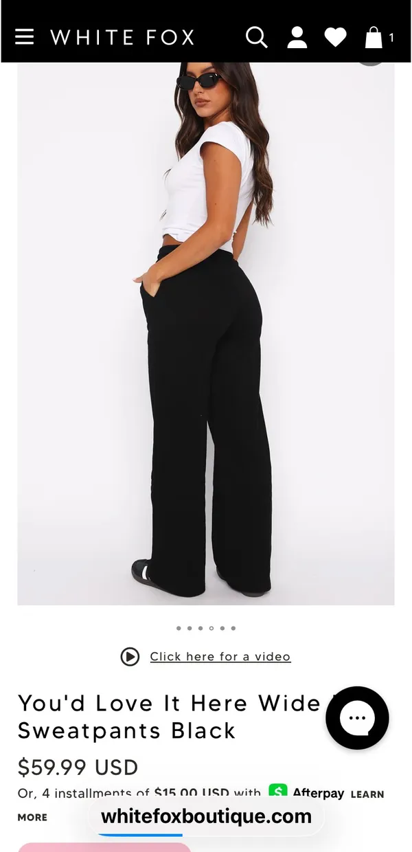 White Fox Sweatpants Boutique - Image 2