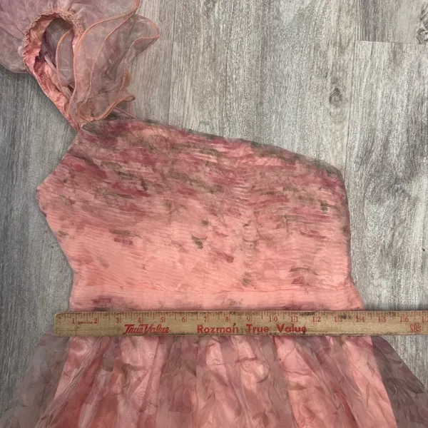 Lulus Decadent Dreamer‎ Pink Floral Backless One-Shoulder Maxi Dress Size Medium - Image 7