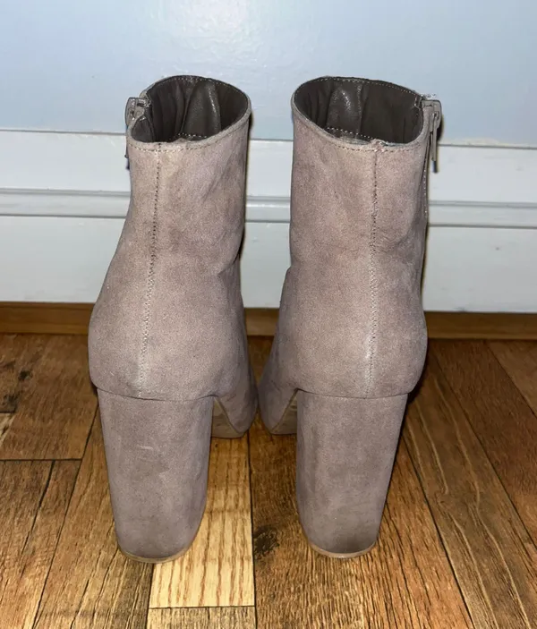 Tall Tan suede Boots Size 7 - Image 2