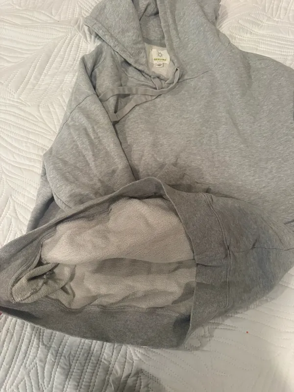 Grey oversized hoodie Gray Size M - Image 3