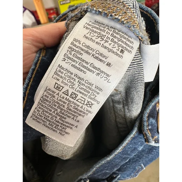 J.Crew Slim Wide-Leg Jeans Dark Wash Patch Pocket Denim CL230 Size 26 - Image 4