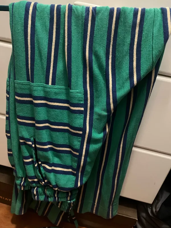Free-Est Free People Wide Leg Linen Blend Pull On Pants - Image 3