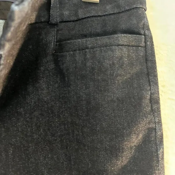 Banana Republic Sloan Crop Pants‎ Womens 6 Dark Wash Indigo Denim Slim Trousers - Image 3