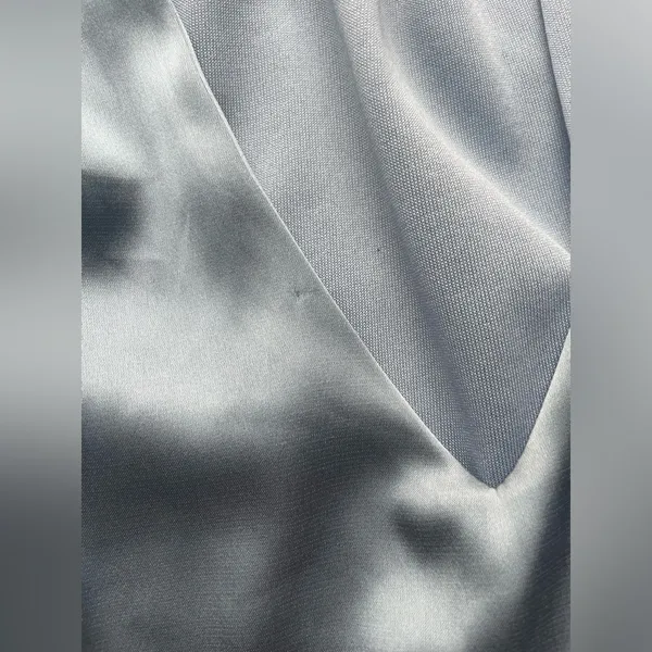 Baltic Born Silvery Blue A-Line Silky Dress - Image 13