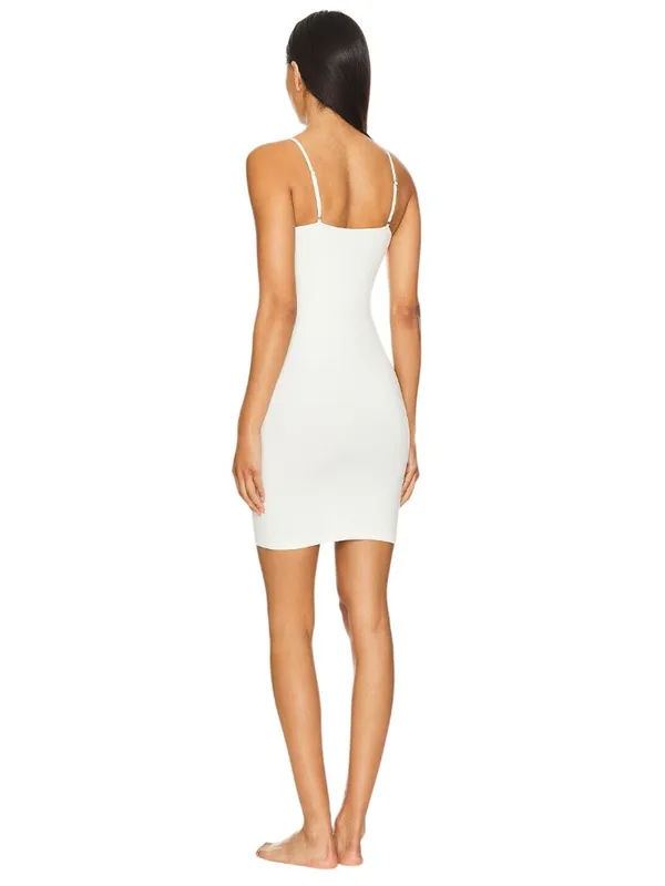 Free People Seamless Mini Slip in Ivory X-Small/Small New Womens Stretchy - Image 2