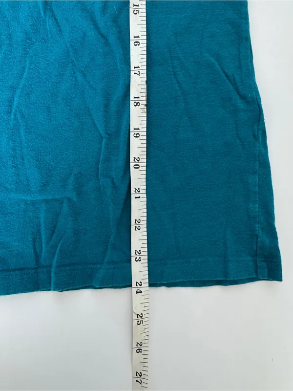 Eileen Fisher Teal Organic Cotton Short Sleeve Tee Size S NWOT - Image 5