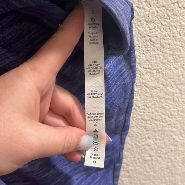 ✨Lululemon &go Where To Sz 2 Heather Blue Skirt✨ - Image 9