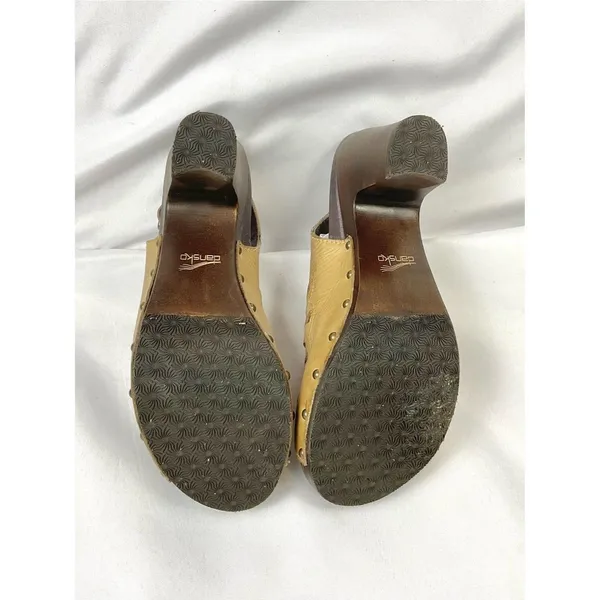 Dansko Rowena Sandals Cutout Leather Platform Clog Boho Sz EU 40 - Image 8