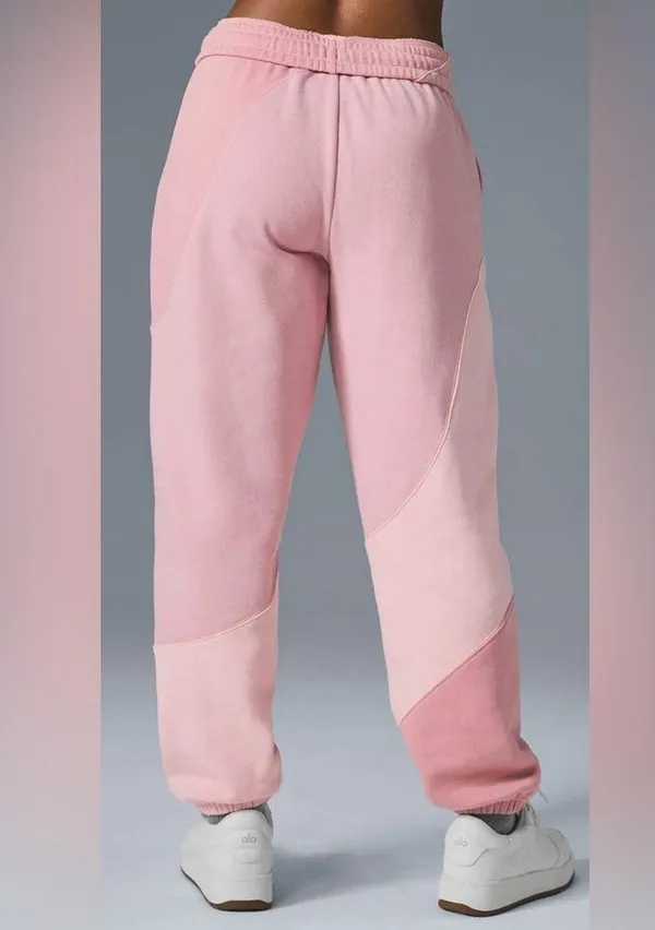 ALO Yoga NWOT Make Waves Sweatpants Sunset Pink Tonal Special Edition color M - Image 3