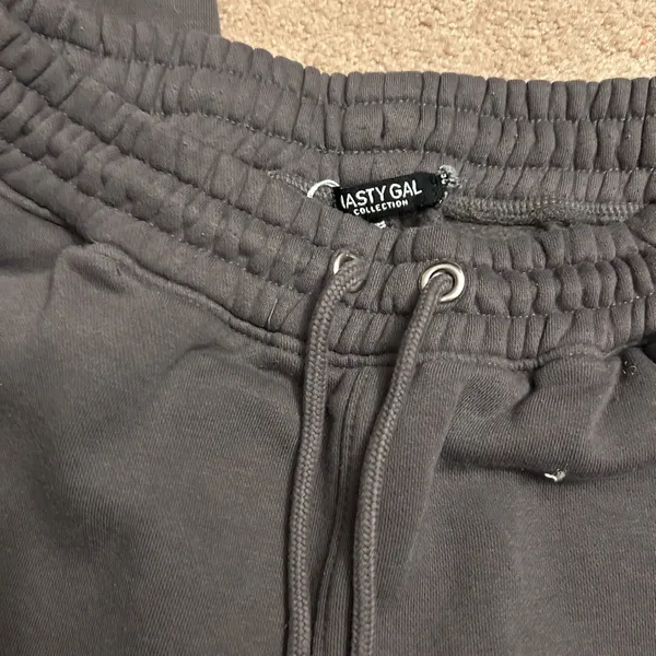 Nasty Gal Women’s Charcoal Jogger Sweatpants - Image 3