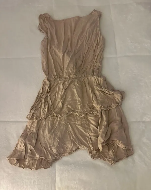 Tan Flowy Dress Size M - Image 2