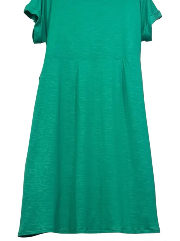 Chaps NWT Crewneck Knit Dress Green Short Sleeve Size XXL Womens - Image 11
