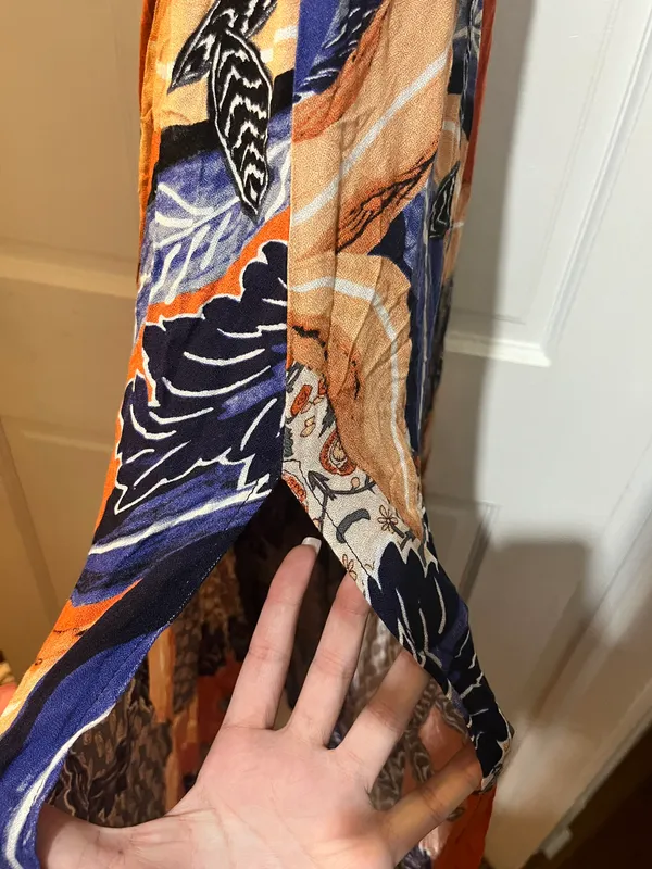 Boutique Auburn Gameday Jaase Orange and Blue Dress - Image 4