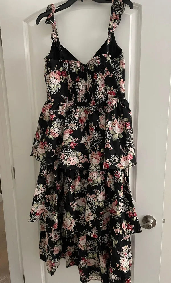 Floral Midi Dress - Image 3