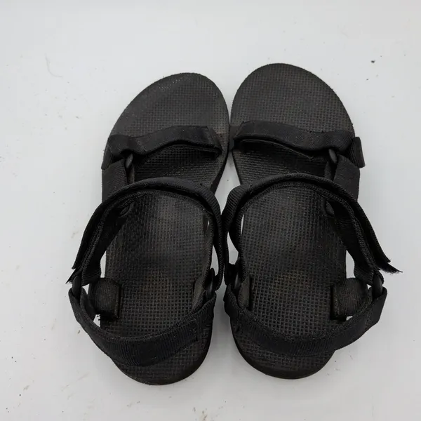Teva Original Universal Black Sport Sandals Womens 7 1003987 Hook Loop Straps - Image 6