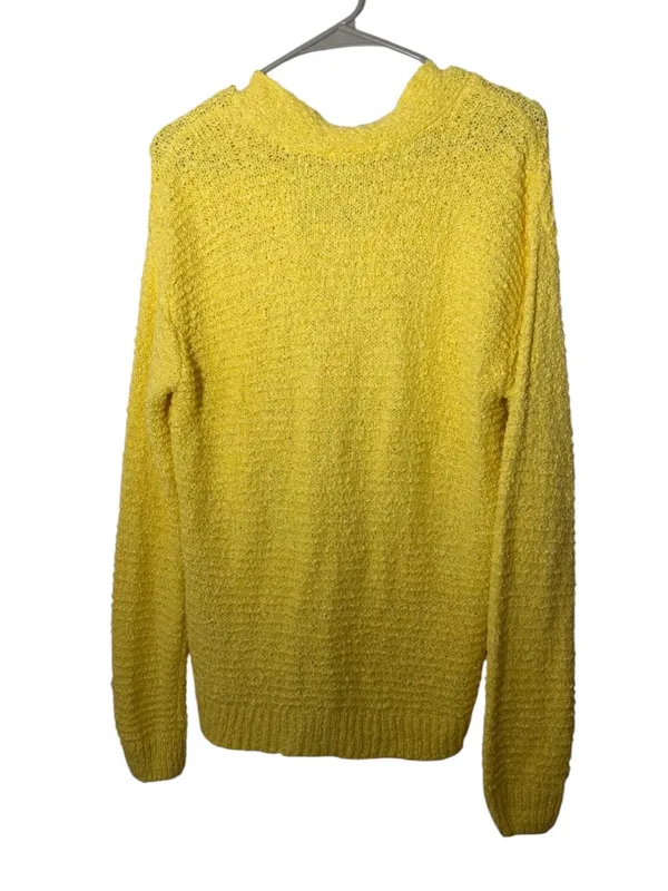 BB Dakota Bonfire Cardigan Yellow Size L - Image 3