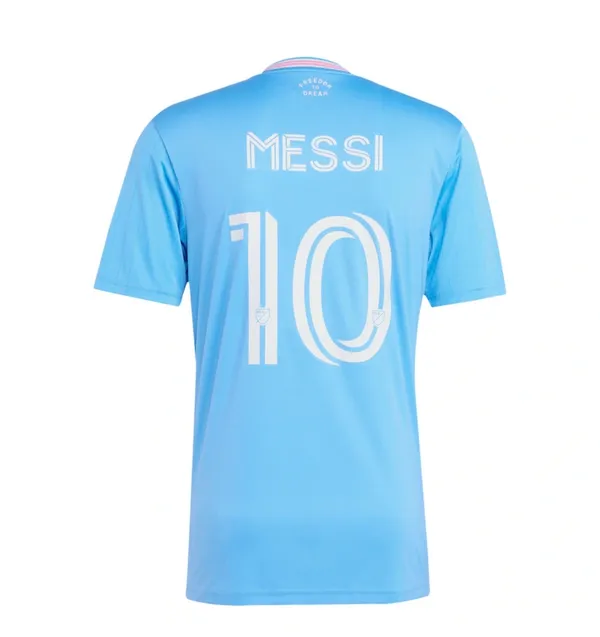 Lionel Messi Inter Miami CF adidas Originals 2025 Third Replica Player Jersey - Blue - Image 2
