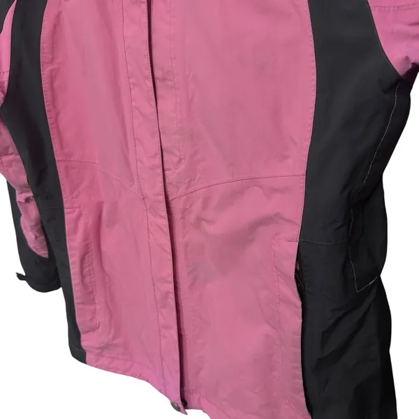 The North Face Womens Pink HyVent snow‎ Ski Jacket Hooded Waterproof 3in1 Large - Image 8