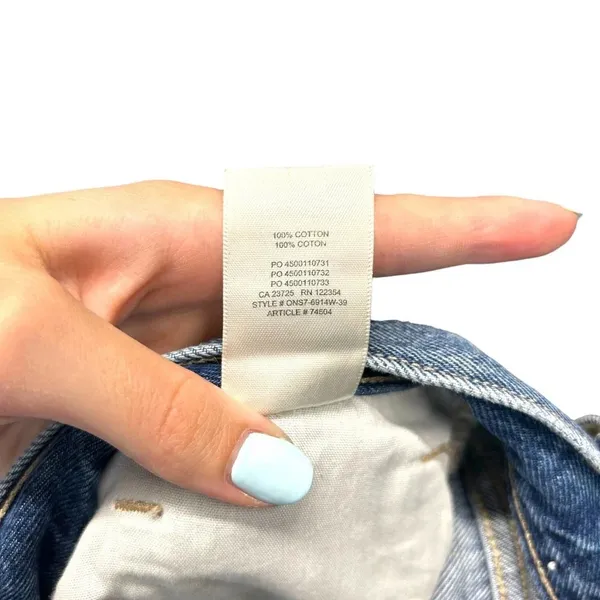 Aritzia Wilfred Free Nikki Relaxed Jeans Non Stretch‎ Size 8 - Image 10
